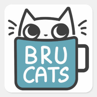 Bru Catsスタンプ スクエアシール