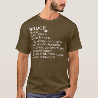 Bruce名定義Bruce意味Bruce名Mea Tシャツ