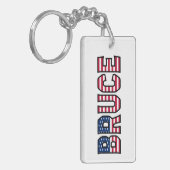 Bruce Name Vorname USA Flagge Anhänger Schlüssel キーホルダー (正面左)