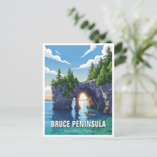 Bruce Peninsula National Park Canada ポストカード (スタンド正面)