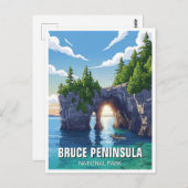 Bruce Peninsula National Park Canada ポストカード (正面/裏面)