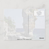 Bruce Peninsula、Onta、Flowerpot Island、Sea stack ポストカード (裏面)