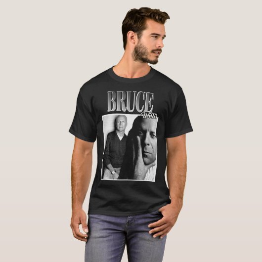 Bruce Willis T-Shirt Classic T-Shirt Tシャツ (正面フル)