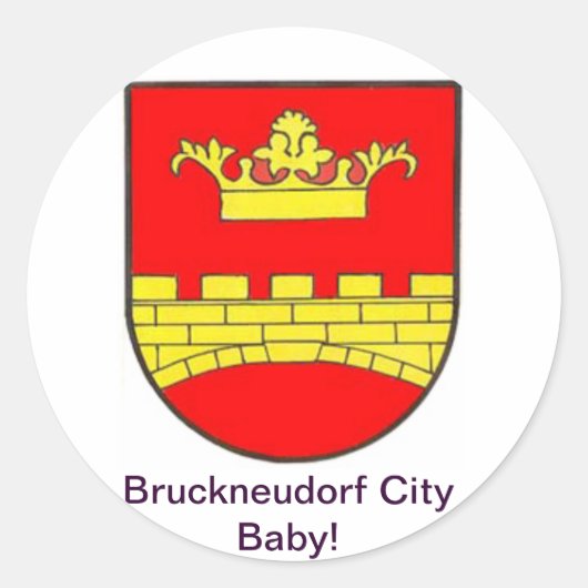 Bruckneudorf City Baby ラウンドシール (正面)