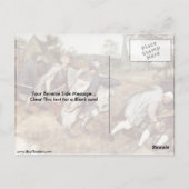 Bruegel A. Pieterによるブラインドの寓話 ポストカード (裏面)