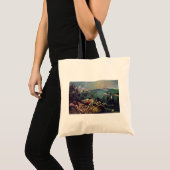 Bruegel D. Ä.著イカロスの秋との景色 トートバッグ (正面(商品))