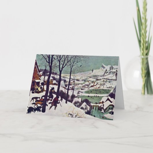 Bruegel D. A?。Pieter著雪のハンター、 カード (正面)