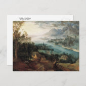 Bruegel the Elderポストカードによるソワーの寓話 ポストカード (正面/裏面)