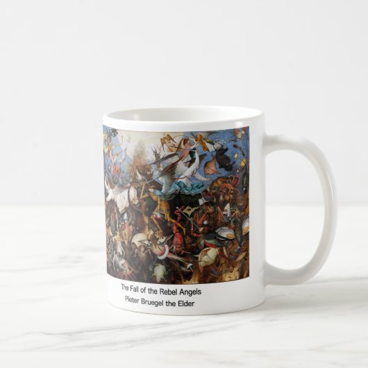 Bruegel , “ The Fall of the Rebel Angels ” コーヒーマグカップ (右)