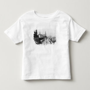 Bruehlsche Terrasseからのドレスデンの眺め トドラーTシャツ