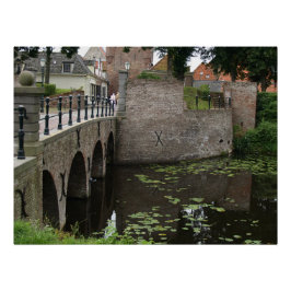 Brug, Dutch village ポスター