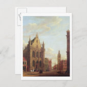 Bruges, 1824 (パネル上の油) ポストカード (正面/裏面)