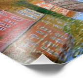 Brugge Canal写真 フォトプリント (角)