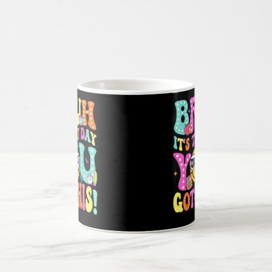 Bruhそのテスト日この得先生テスト日 コーヒーマグカップ (中央)