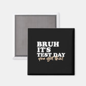 Bruhそのテスト日得このテスト日先生 マグネット (正面/裏面)