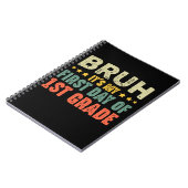 Bruhそれは私の1年生新学期の最初の日だ ノートブック (左側)