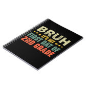 Bruhそれは私の2年生新学期の最初の日だ ノートブック (左側)