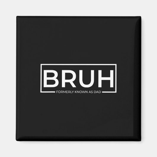 Bruhは以前はパパヴィンテージおもしろいFather&# マグネット (正面)