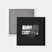 Bruhは以前パパ父の日の男として知られていた マグネット (正面/裏面)