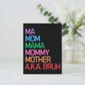 Bruhは以前、母の日の母の贈り物として知られていた シーズンポストカード (スタンド正面)