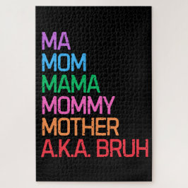 Bruhは以前、母の日の母の贈り物として知られていた ジグソーパズル