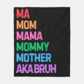 Bruhは以前、母の日の母の贈り物として知られていた フリースブランケット (正面)