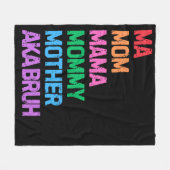 Bruhは以前、母の日の母の贈り物として知られていた フリースブランケット (正面(横))