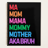 Bruhは以前、母の日の母の贈り物として知られていた プランナー手帳 (正面)