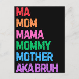 Bruhは以前、母の日の母の贈り物として知られていた ポストカード