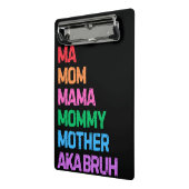 Bruhは以前、母の日の母の贈り物として知られていた ミニクリップボード (アングル2)