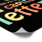 Bruhは大文字のELA英語も使った ポスター (角)