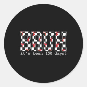 Bruhは学校の100日だったSchoの100th日 ラウンドシール