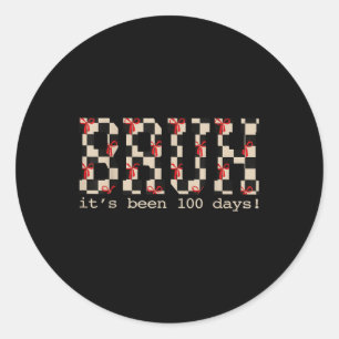 Bruhは学校の100日だったSchoの100th日 ラウンドシール