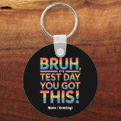 Bruhテストの日だ得この先生生 キーホルダー (正面)