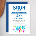 BRUHトゥイーンモダン誕生日招待状 招待状<br><div class="desc">究極の誕生日バッシュを投げる準備をしろ！私たちモダンの青いパーティの招待状はお祝いを蹴り飛ばす完璧な方法である。そのトレンディータイポグラフィデザインのことわざであなたを持って、このパーソナライズされた招待状はおもしろいと興奮を叫ぶ。お子様に歳の誕生日を迎える為の言葉で、スリリングなパーティーのトーンを設定する。チームを集め、忘れられない思い出を獲得する準備をしなさい。お客様のニーズに合わせ祝て連絡、全ての文字は完全にカスタマイズ可能ですもし。このデザインに関する問題がある場合は、私のストアを通してjanine私のjanineをメッセージボタンwillow春スタジオを介して、と幸せにブリュック。</div>