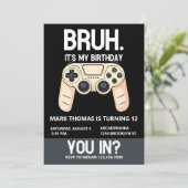 BRUHバースデーパーティアーケードゲーマーボーイ10代のー 招待状 (スタンド正面)