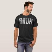 BRUHビデオゲーマースラングミームゲーミングメンズ Tシャツ (正面フル)