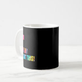 Bruh今日のテスト得日だおもしろい コーヒーマグカップ (正面左)