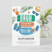 Bruh卒業式プールパーティー 招待状 (スタンド正面)