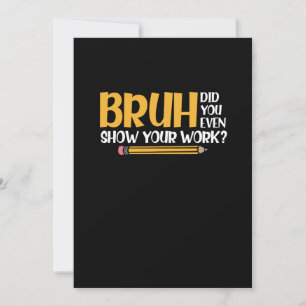Bruh君は自分の仕事の数学を見せたおもしろいか セーブザデート