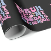 Bruh学校の私の100日バタフライディスコ ラッピングペーパー (ロールコーナー)