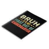 Bruh幼稚園ヴィンテージの最初の日 ノートブック (左側)