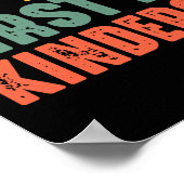 Bruh幼稚園ヴィンテージの最初の日 ポスター (角)