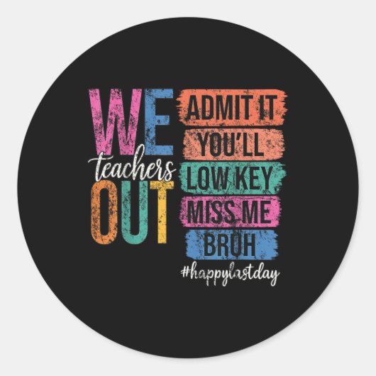 Bruh我々アウト先生は認める低鍵恋しく思M ラウンドシール (正面)