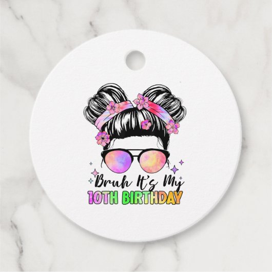 Bruh私の10誕生日10歳 フェイバータグ (正面)