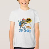Bruh私は3年生の新学期生だ トライブレンドTシャツ (正面)