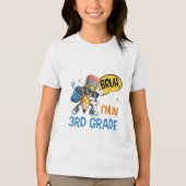 Bruh私は3年生の新学期生だ トライブレンドTシャツ (正面)
