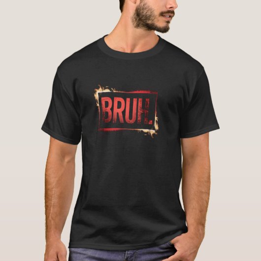 Bruh面白い兄弟の挨拶ユースTシャツ Tシャツ (正面)