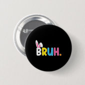 Bruh おもしろいミーム 兄弟 挨拶 ティーンエイジャー 少年 缶バッジ (正面&裏面)