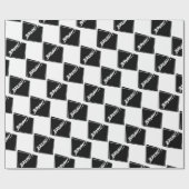 "Bruh"の単語のデザイン ラッピングペーパー (フラット)